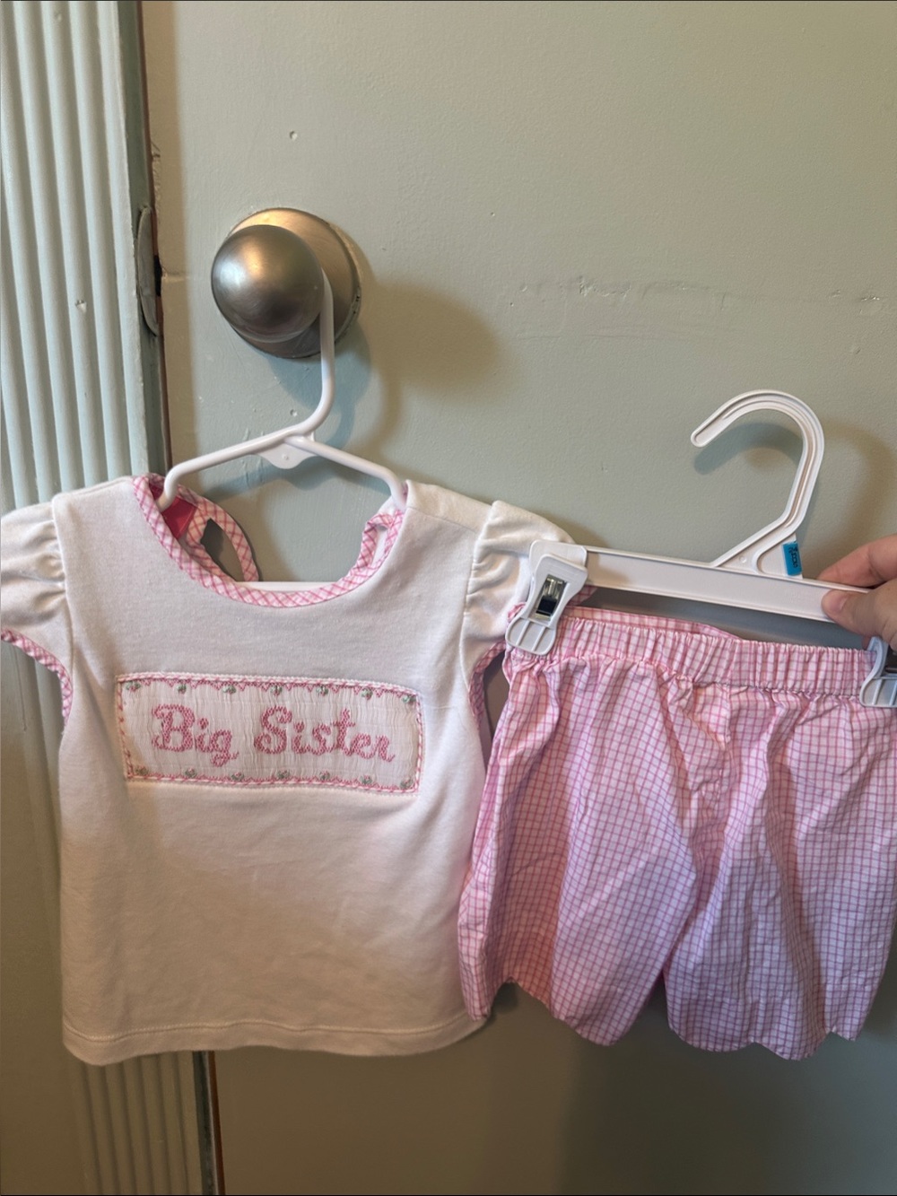 Kids 'Big Sister' Pink Set